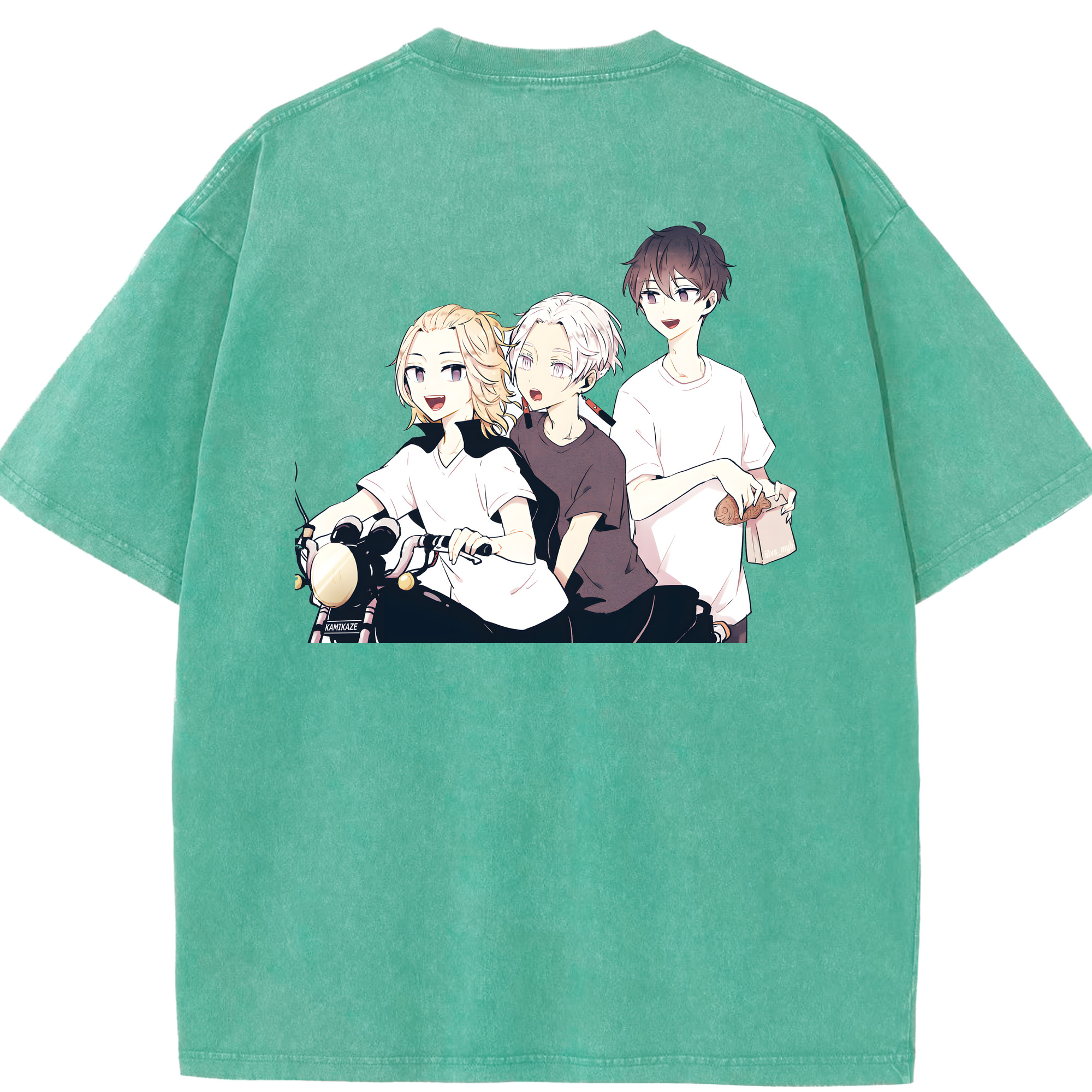 （画像用） 東京リベンジャーズ Tokyo Revengers 綿100% ヴィンテージ風 半袖Tシャツ（背面プリント）